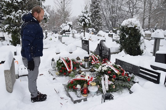 Grób Zbigniewa Wilka.