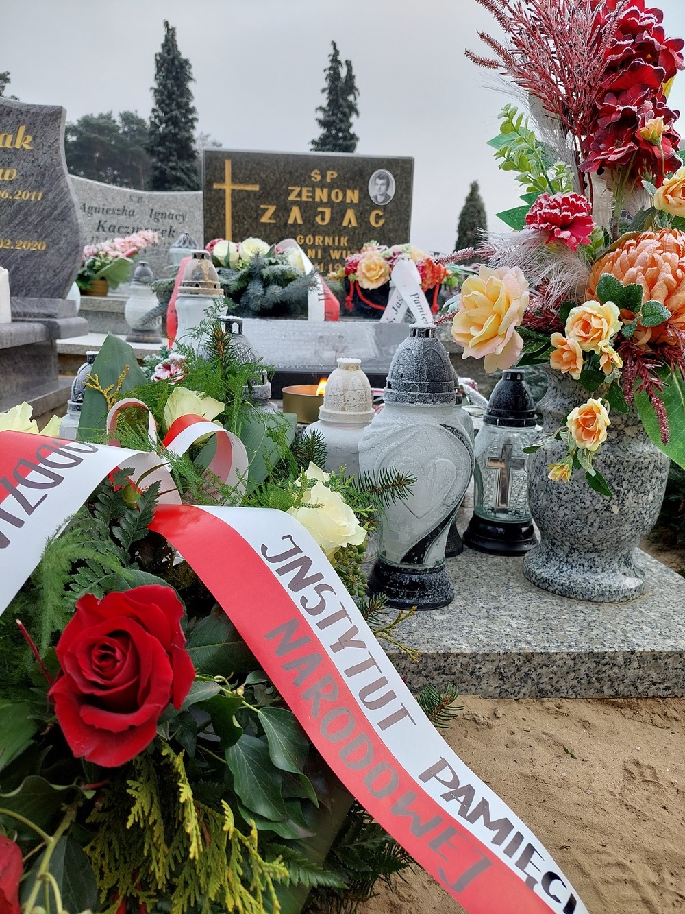 Grób Zenona Zająca. Fot. IPN Poznań