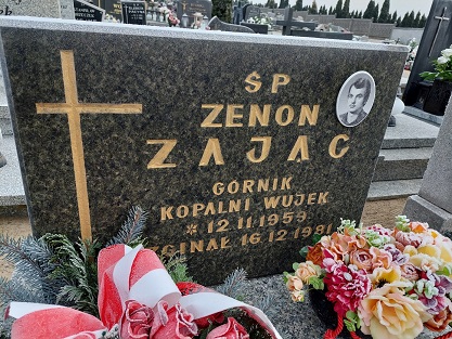 Grób Zenona Zająca. Fot. IPN Poznań