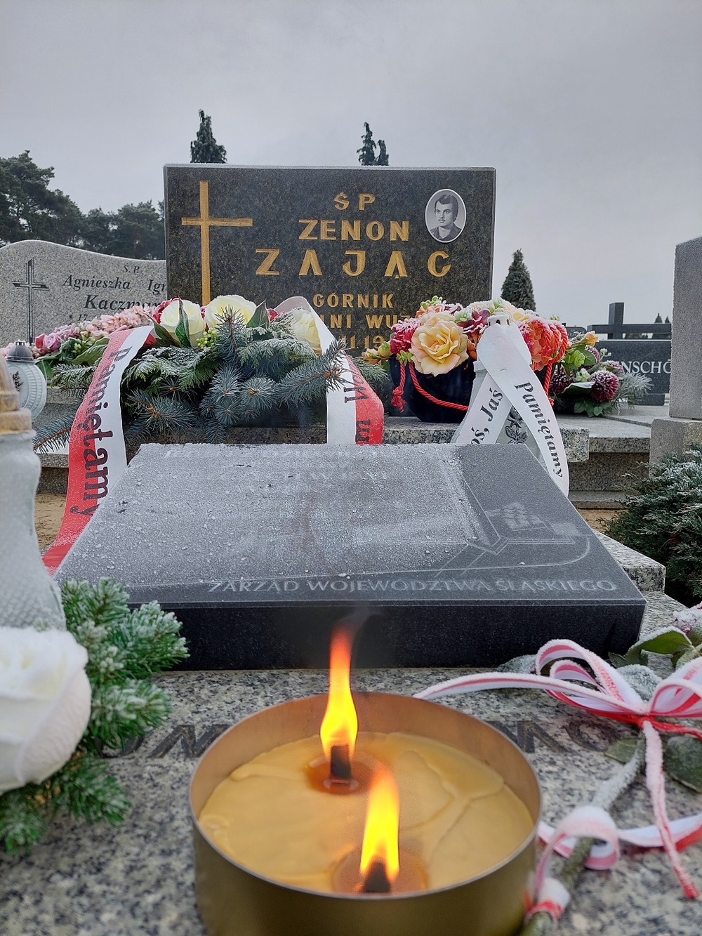 Grób Zenona Zająca. Fot. IPN Poznań