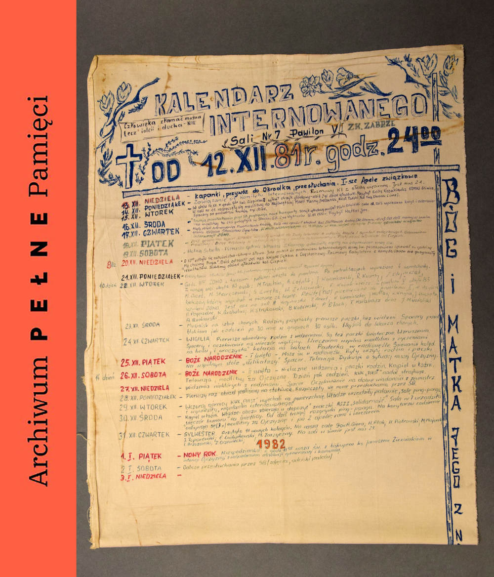 Kalendarz internowanego, IPN Ka 454/37, t. 1