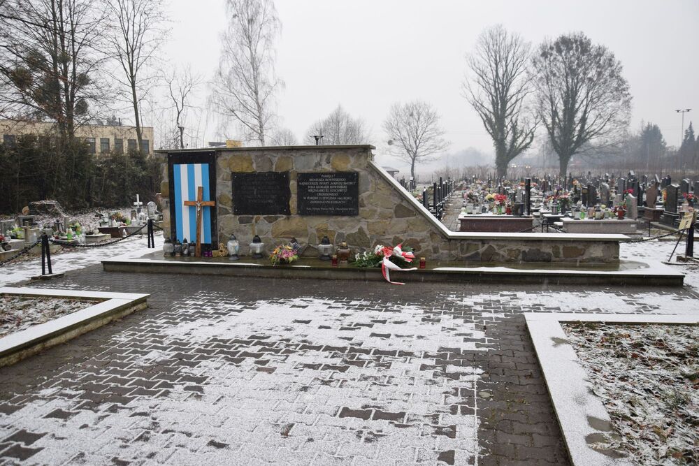 Katowicki OBUWiM IPN w Katowicach upamiętnił 78. rocznicę „marszu śmierci”. Fot. Danuta Mikoda/IPN