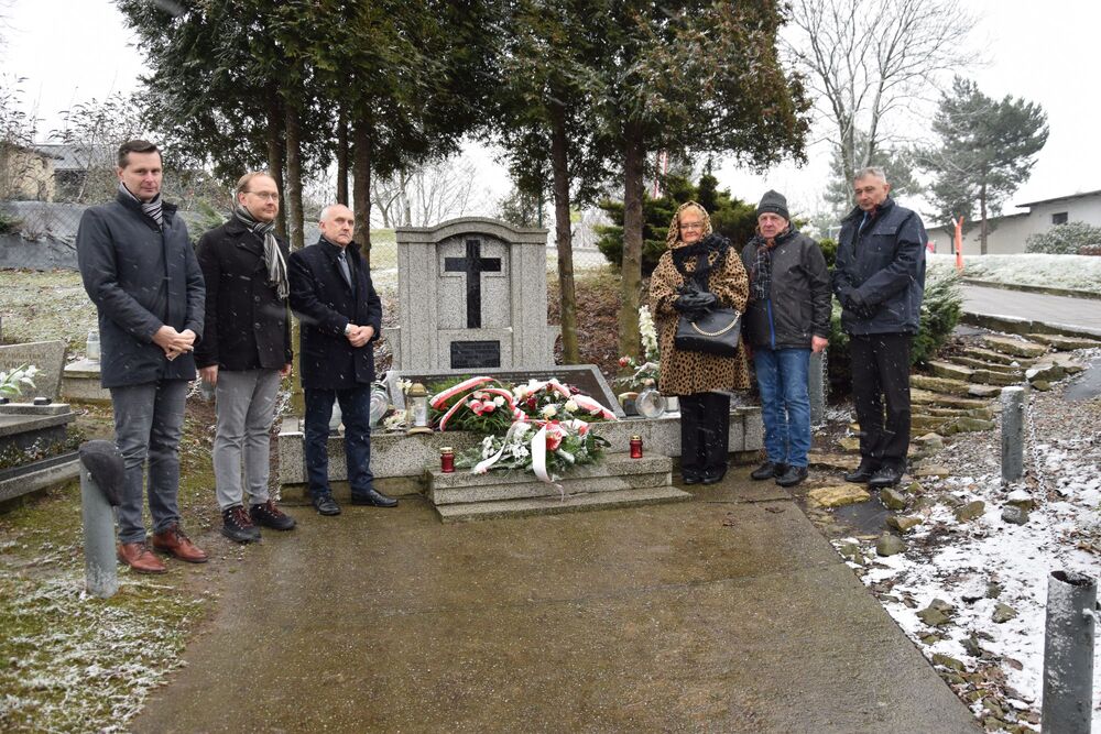 Katowicki OBUWiM IPN w Katowicach upamiętnił 78. rocznicę „marszu śmierci”. Fot. Danuta Mikoda/IPN