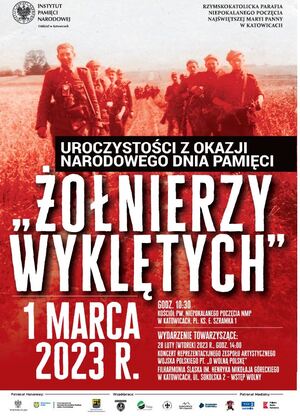 Narodowy Dzień Pamięci „Żołnierzy Wyklętych” w Katowicach, 1 marca 2022