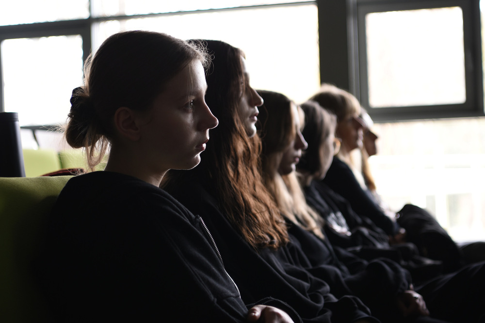 Ostatnie spotkanie w ramach projektu edukacyjnego "Łączka i inne miejsca poszukiwań" - zajęciach edukacyjnych w terenie. 21 marca 2023 r. - Gliwice. Fot.: IPN / Krzysztof Łojko