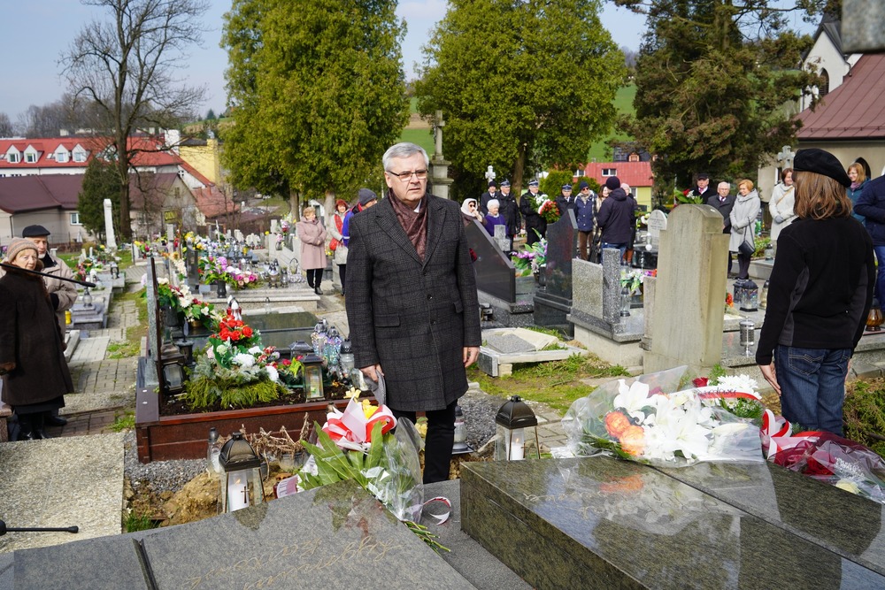 Uroczystość z okazji 55. rocznicy śmierci Zofii Kossak-Szatkowskiej. 5 kwietnia 2023 r. Górki Wielkie. Fot.: Łukasz Muschiol/OPKiS w Brennej