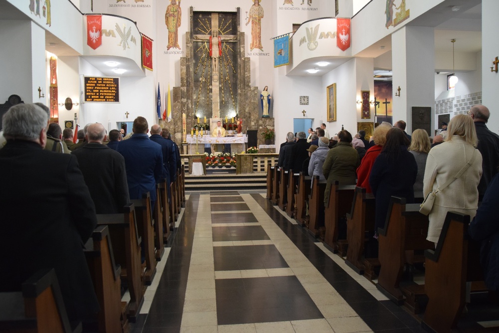 Uroczystość z okazji 80. rocznicy ujawnienia Zbrodni Katyńskiej. 13 kwietnia 2023 r. Katowice. Fot.: IPN Danuta Mikoda