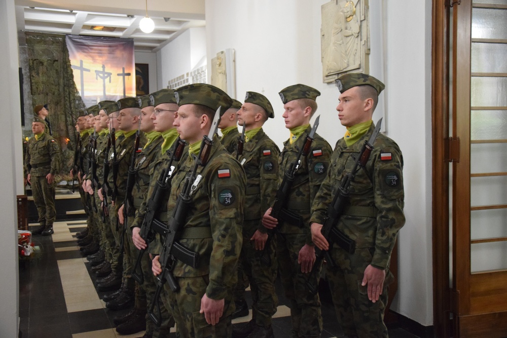 Uroczystość z okazji 80. rocznicy ujawnienia Zbrodni Katyńskiej. 13 kwietnia 2023 r. Katowice. Fot.: IPN Danuta Mikoda