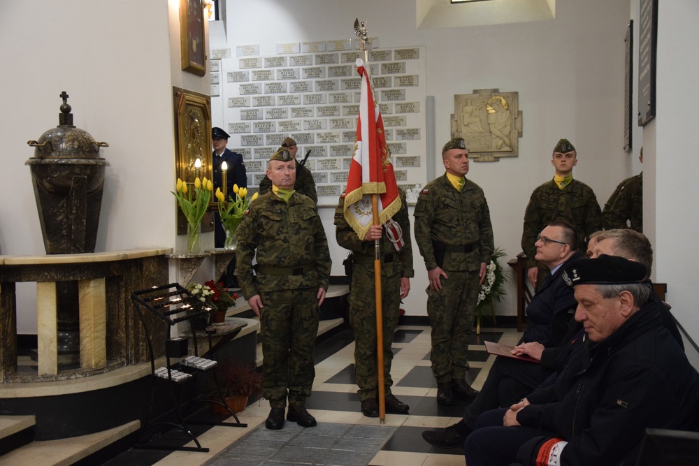 Uroczystość z okazji 80. rocznicy ujawnienia Zbrodni Katyńskiej. 13 kwietnia 2023 r. Katowice. Fot.: IPN Danuta Mikoda