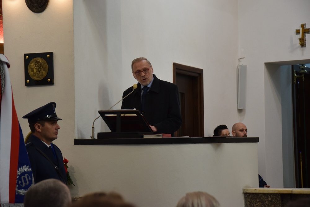 Uroczystość z okazji 80. rocznicy ujawnienia Zbrodni Katyńskiej. 13 kwietnia 2023 r. Katowice. Fot.: IPN Danuta Mikoda