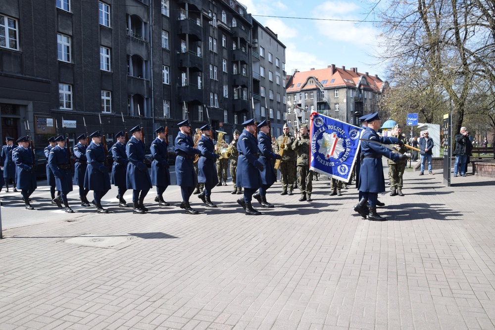 Uroczystość z okazji 80. rocznicy ujawnienia Zbrodni Katyńskiej. 13 kwietnia 2023 r. Katowice. Fot.: IPN Danuta Mikoda