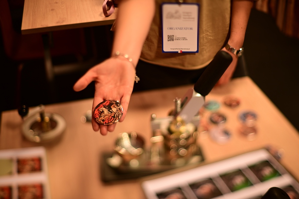 Oddział IPN w Katowicach podczas pierwszego dnia Kongresu Pamięci Narodowej. 13 kwietnia 2023 r. Fot.: K. Łojko