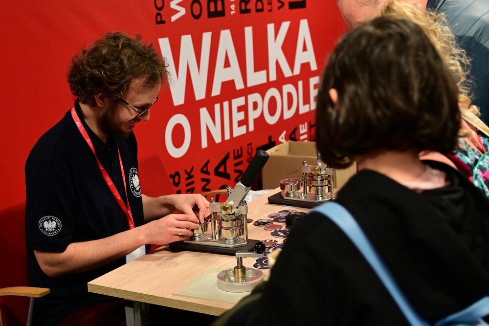 Oddział IPN w Katowicach podczas drugiego dnia Kongresu Pamięci Narodowej. Fot.: IPN K. Łojko