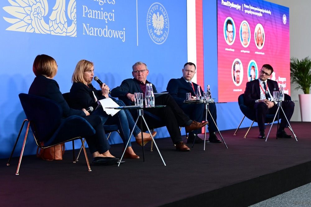 Oddział IPN w Katowicach podczas drugiego dnia Kongresu Pamięci Narodowej. Fot.: IPN K. Łojko