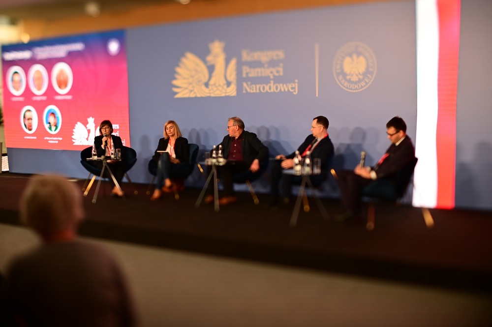 Oddział IPN w Katowicach podczas drugiego dnia Kongresu Pamięci Narodowej. Fot.: IPN K. Łojko