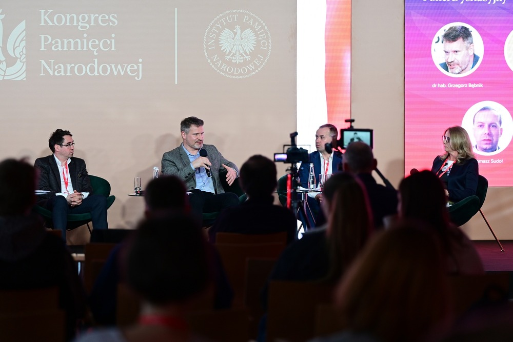 Oddział IPN w Katowicach podczas drugiego dnia Kongresu Pamięci Narodowej. Fot.: IPN K. Łojko