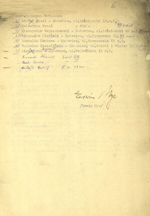 Wniosek rehabilitacyjny Erwina Nyca z października 1945 r. (IPN Ka 32/868, t. 9)