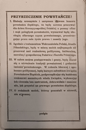 Legitymacja Józefa Buławy (archiwum rodzinne).