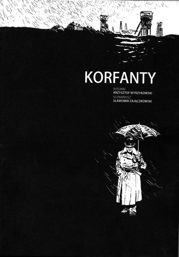 Komiks „Korfanty”, rys. Krzysztof Wyrzykowski, scen. Sławomir Zajączkowski.