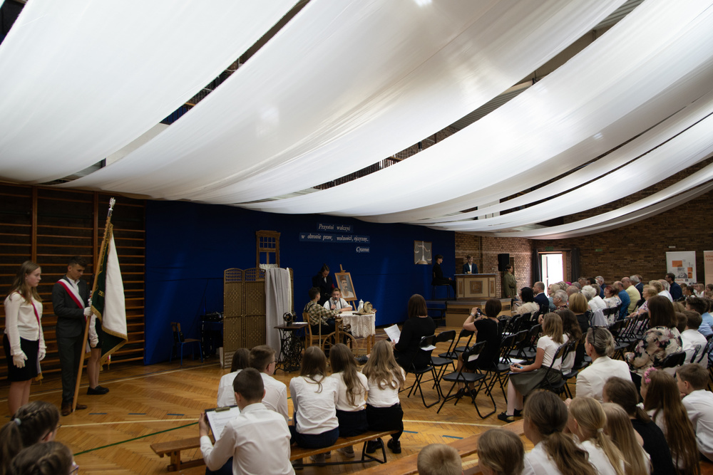 Upamiętnienie powstańca śląskiego Ignacego Kaczmarka w Rudzie Śląskiej.