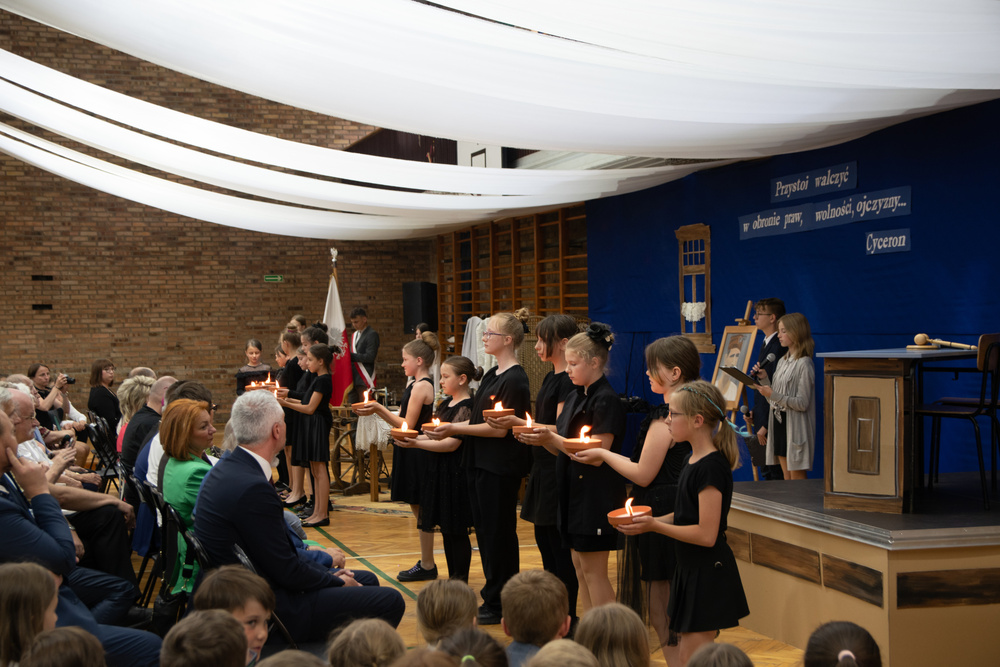 Upamiętnienie powstańca śląskiego Ignacego Kaczmarka w Rudzie Śląskiej.