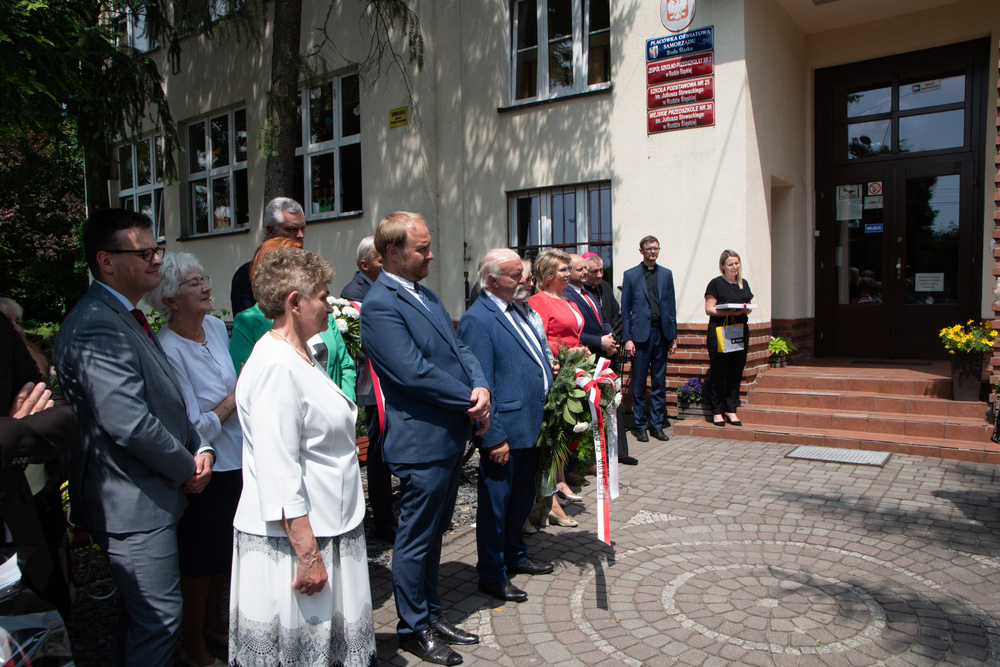 Upamiętnienie powstańca śląskiego Ignacego Kaczmarka w Rudzie Śląskiej.