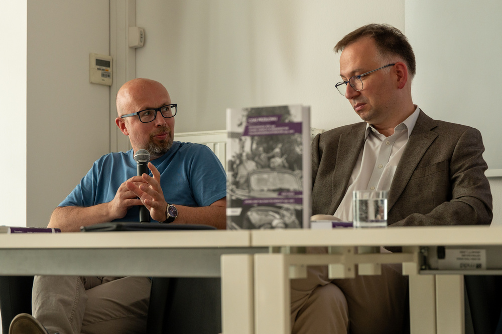 Dyskusja wokół książki dr. hab. Adama Dziuby „»Nowa linia« na czasy po odwilży (1957–1961)“. Fot. Krzysztof Łojko/IPN