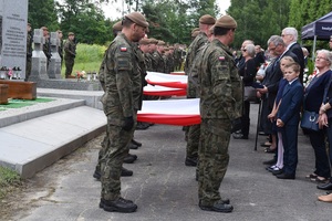 Uroczystości pogrzebowe żołnierzy niezłomnych w Katowicach. Fot. Monika Kobylańska/IPN