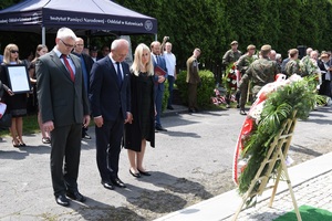 Uroczystości pogrzebowe żołnierzy niezłomnych w Katowicach. Fot. Monika Kobylańska/IPN