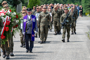 Uroczystości pogrzebowe żołnierzy niezłomnych w Katowicach. Fot. Krzysztof Łojko/IPN