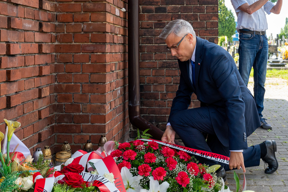 80. rocznica zbrodni wołyńskiej w Katowicach. Fot. Krzysztof Łojko/IPN