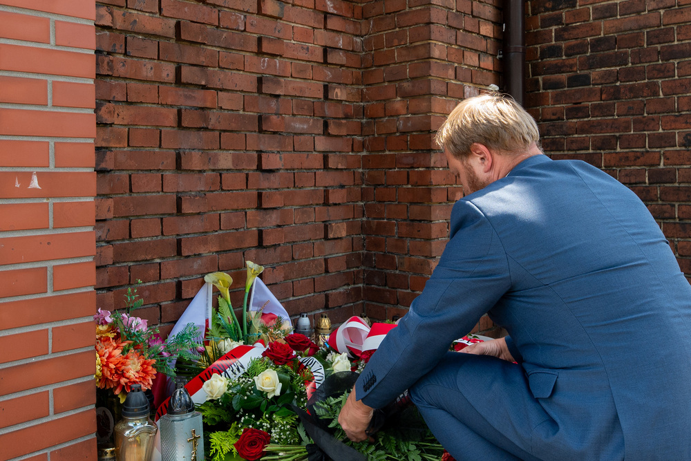 80. rocznica zbrodni wołyńskiej w Katowicach. Fot. Krzysztof Łojko/IPN