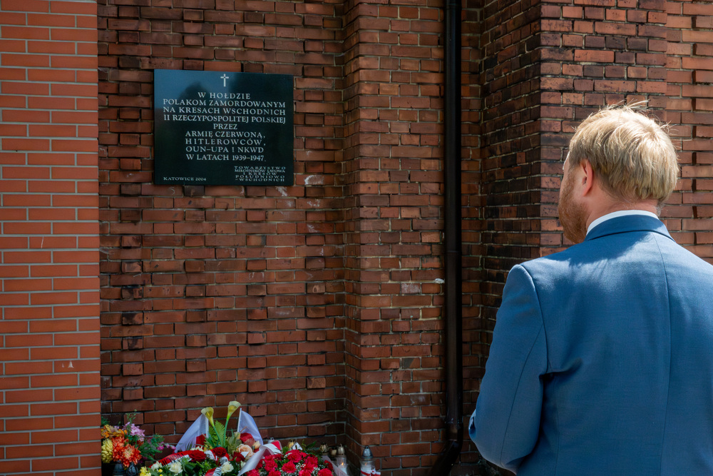 80. rocznica zbrodni wołyńskiej w Katowicach. Fot. Krzysztof Łojko/IPN