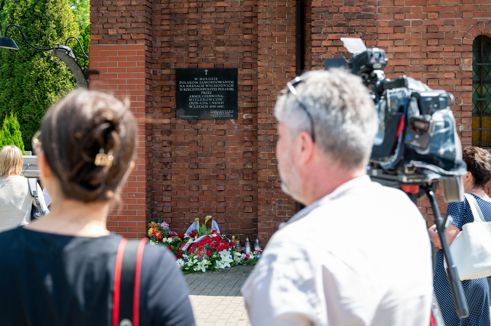 80. rocznica zbrodni wołyńskiej w Katowicach. Fot. Krzysztof Łojko/IPN