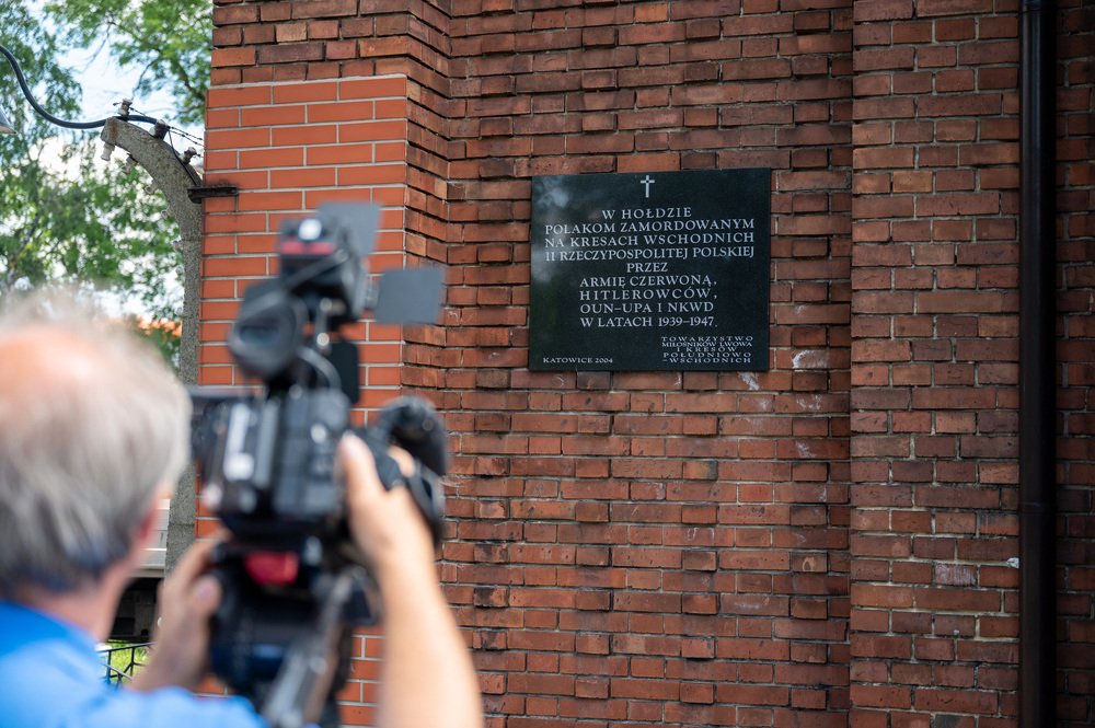 80. rocznica zbrodni wołyńskiej w Katowicach. Fot. Krzysztof Łojko/IPN