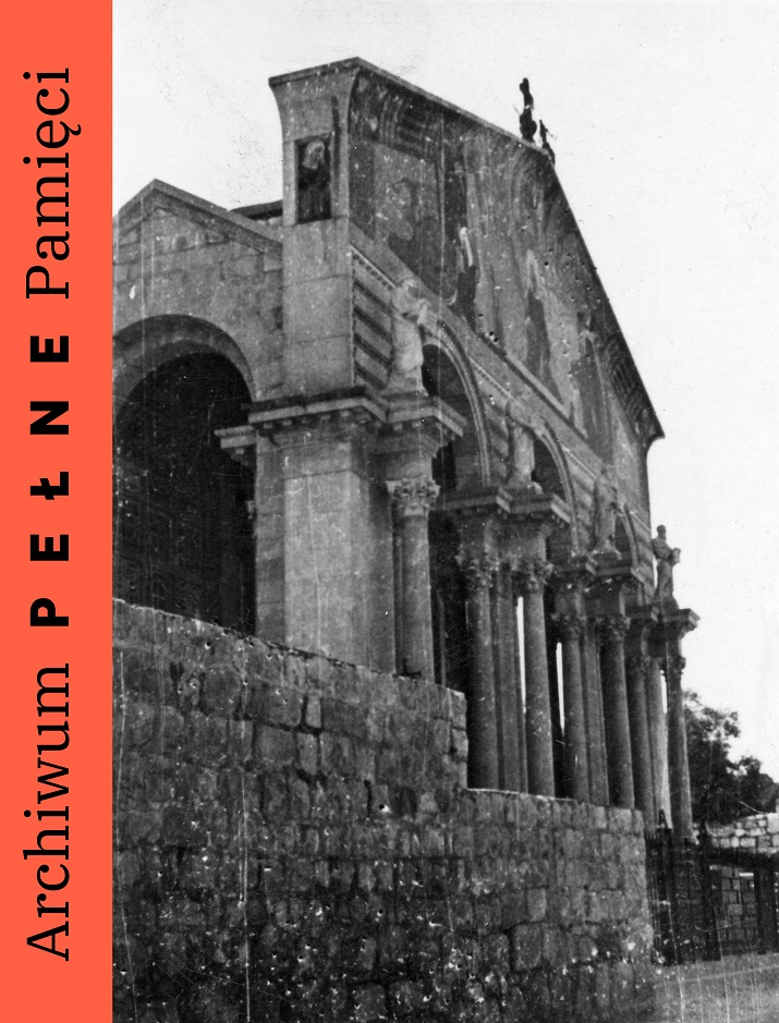 Fasada Kościoła Wszystkich Narodów na Górze Oliwnej w Jerozolimie, 21 lipca 1940 r.