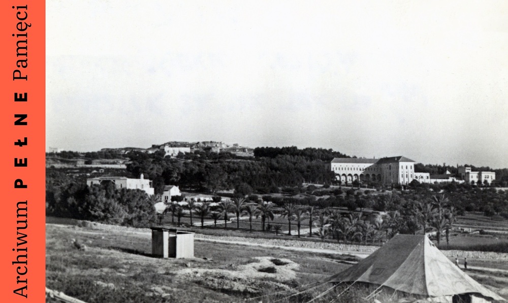 Klasztor trapistów w Latrun, sierpień 1940 r.