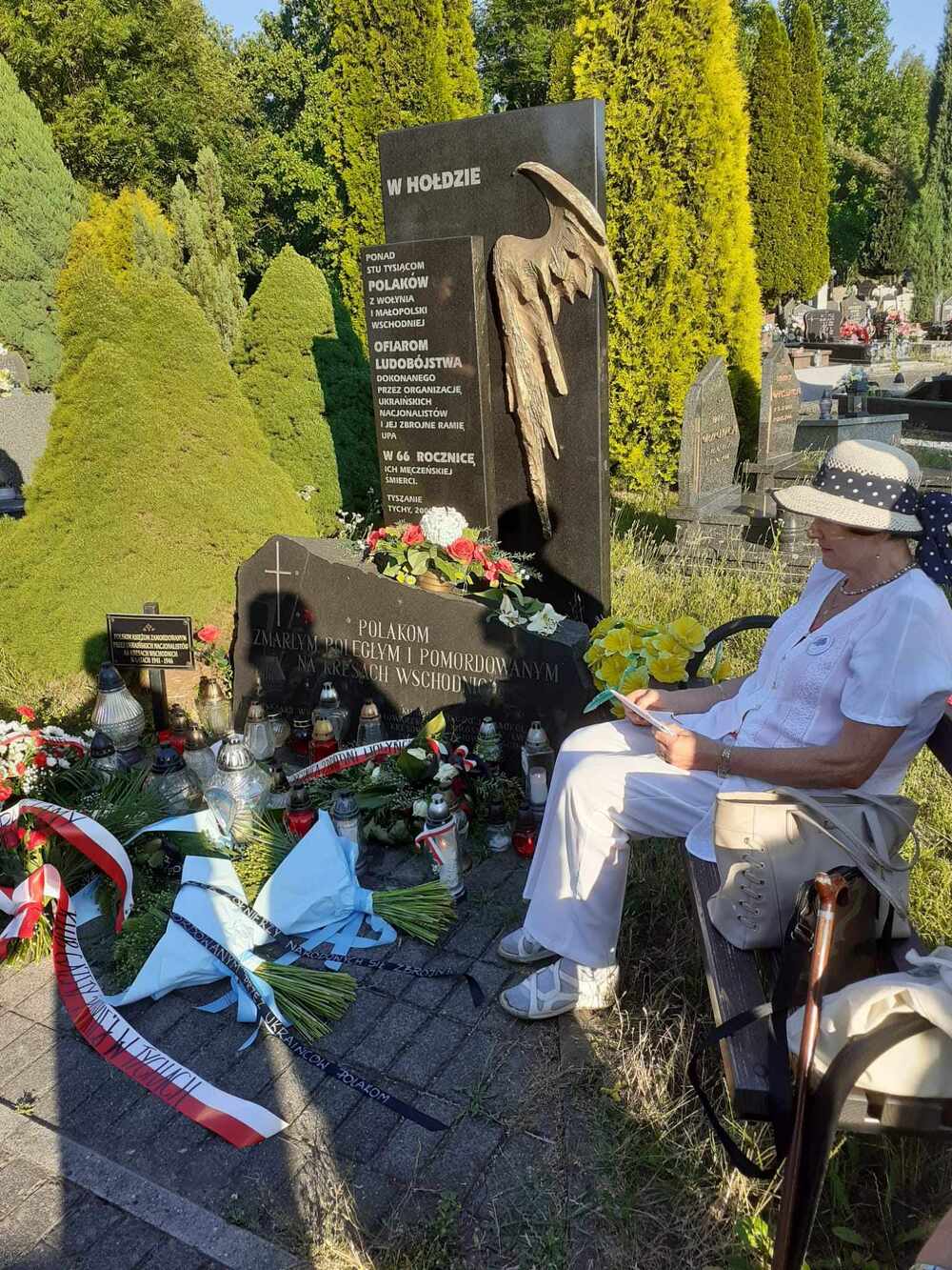 80. rocznica zbrodni wołyńskiej w Tychach. Fot. Kazimierz Biskupek