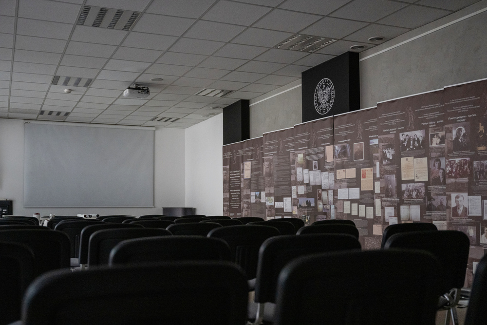 Prezentacja wystawy „Pamięć i odpowiedzialność »Operacja Polska« NKWD na Żytomierszczyźnie w latach 1937-1938“ w Katowicach. Fot. Krzysztof Łojko/IPN