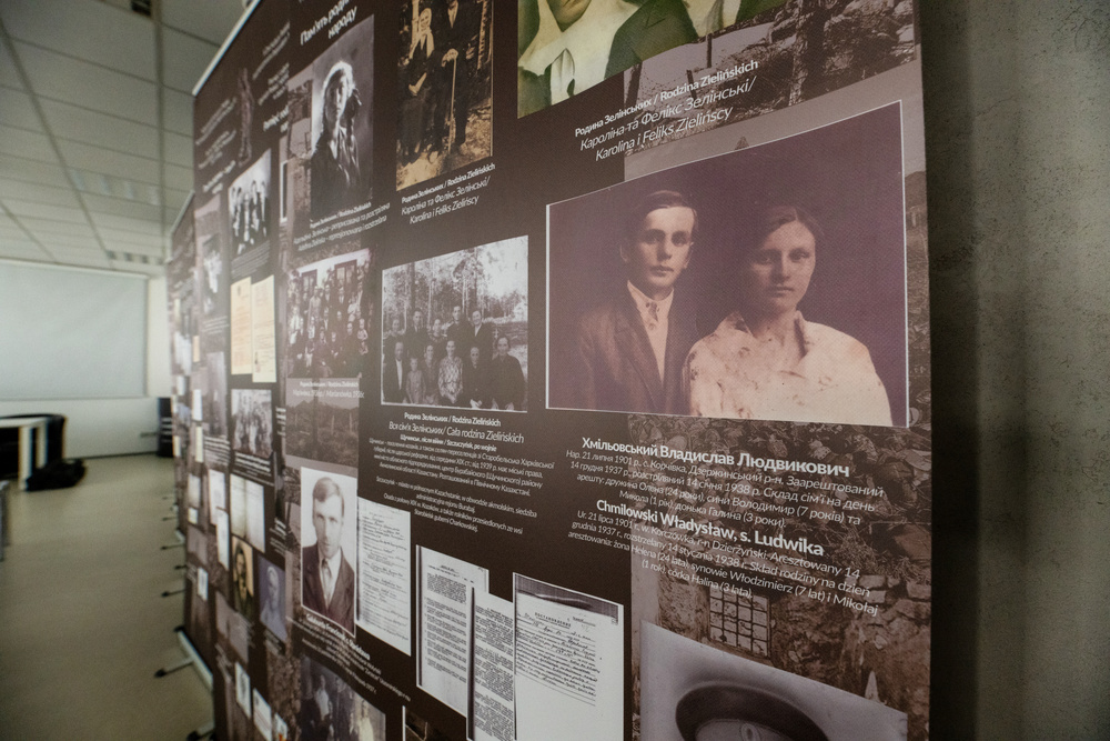 Prezentacja wystawy „Pamięć i odpowiedzialność »Operacja Polska« NKWD na Żytomierszczyźnie w latach 1937-1938“ w Katowicach. Fot. Krzysztof Łojko/IPN