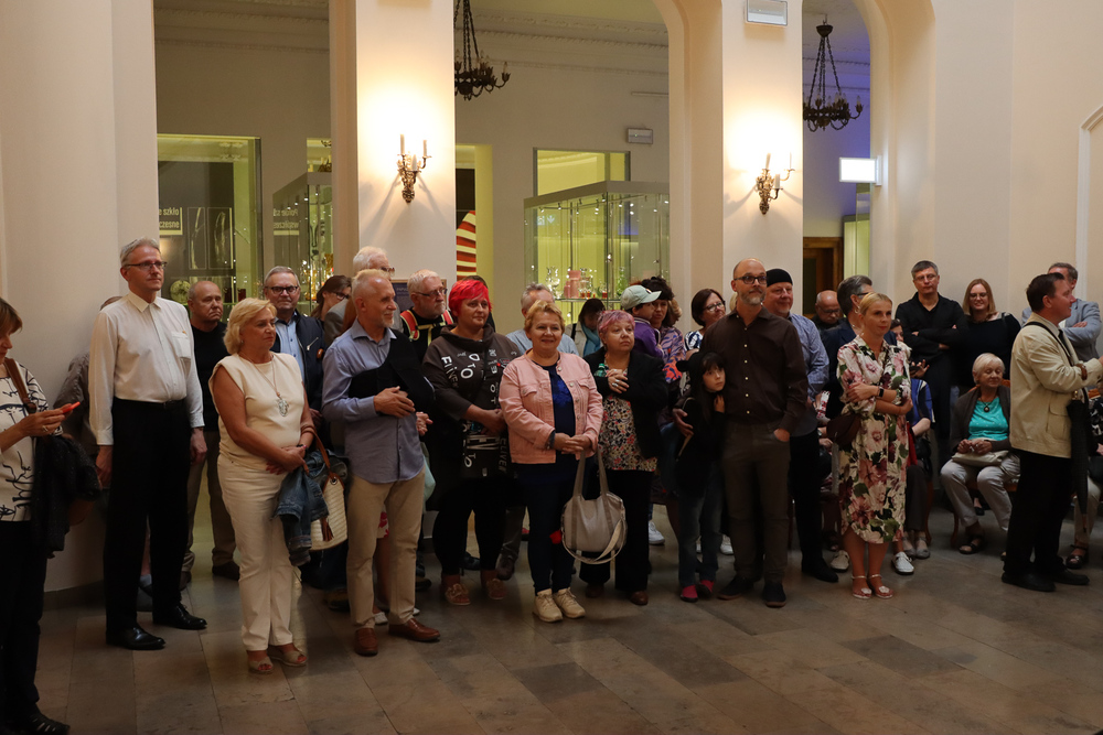 Otwarcie wystawy „Sosnowieccy Żydzi - historia przerwana. W 80. rocznicę likwidacji sosnowieckiego getta“. fot. Kajetan Kantorysiński/ Pałac Schoena Muzeum w Sosnowcu