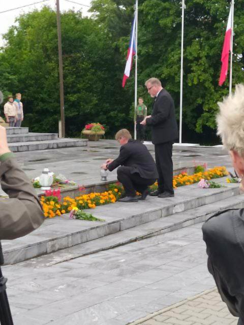 79. rocznica egzekucji 36 mieszkańców Żywocic i sąsiednich wiosek przez niemieckich okupantów w Żywocicach (Czechy).