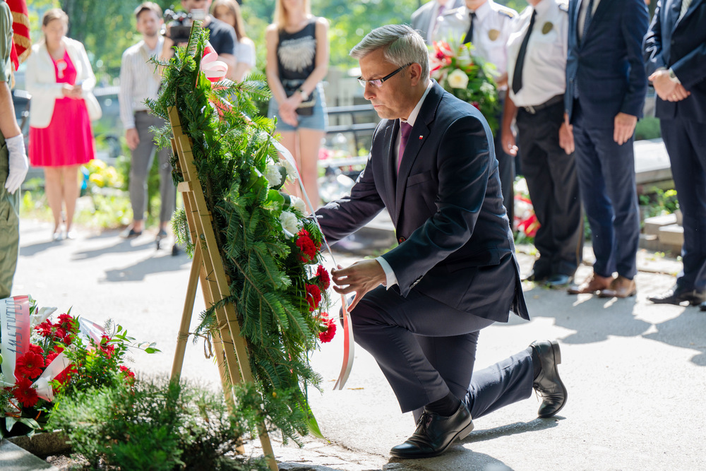 84. rocznica śmierci Wojciecha Korfantego – Katowice, 17 sierpnia 2023. Fot.: Krzysztof Łojko