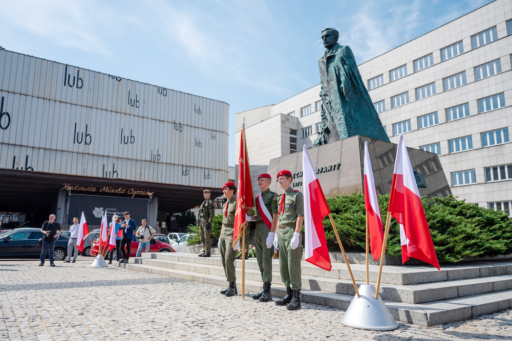 84. rocznica śmierci Wojciecha Korfantego – Katowice, 17 sierpnia 2023. Fot.: Krzysztof Łojko