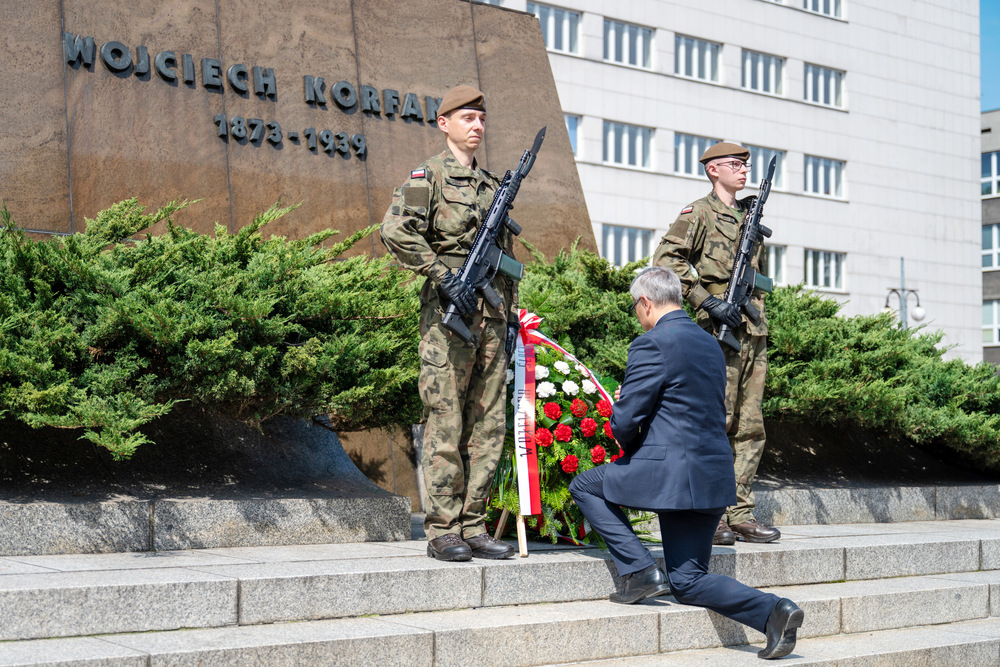 84. rocznica śmierci Wojciecha Korfantego – Katowice, 17 sierpnia 2023. Fot.: Krzysztof Łojko