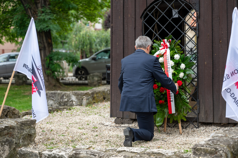 43. rocznica pierwszego strajku na Górnym Śląsku w tarnogórskim „Fazosie“ – Tarnowskie Góry, 21 sierpnia 2023 - Fot.: K. Łojko