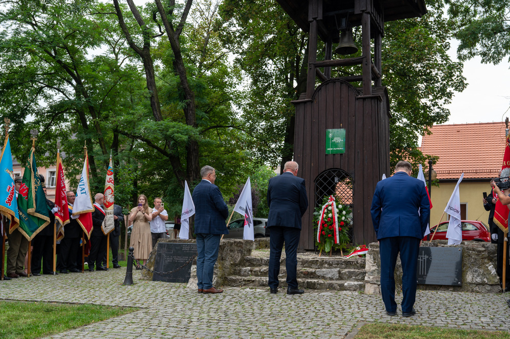 43. rocznica pierwszego strajku na Górnym Śląsku w tarnogórskim „Fazosie“ – Tarnowskie Góry, 21 sierpnia 2023 - Fot.: K. Łojko