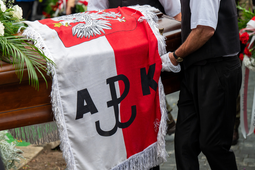 Pogrzeb śp. Janusza Kwapisza. Fot.: IPN K. Łojko