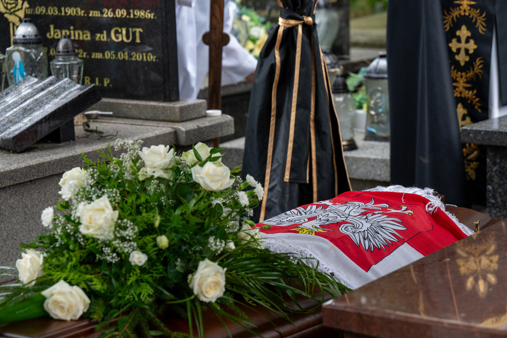 Pogrzeb śp. Janusza Kwapisza. Fot.: IPN K. Łojko