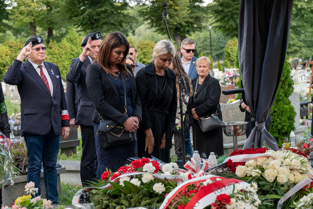 Pogrzeb mjr. Stanisława Turskiego ps. „Czarnocki”. Fot. Krzysztof Łojko/IPN